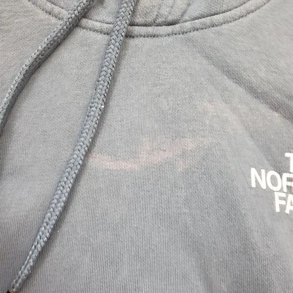 The North Face Hoodie Womens Large Blue Outdoor Pullover Sweater Sweatshirt * - Picture 4 of 12